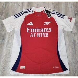 *NWT* Men's Size Large Authentic Adidas Arsenal 24/25 Soccer Home Jersey IT6140